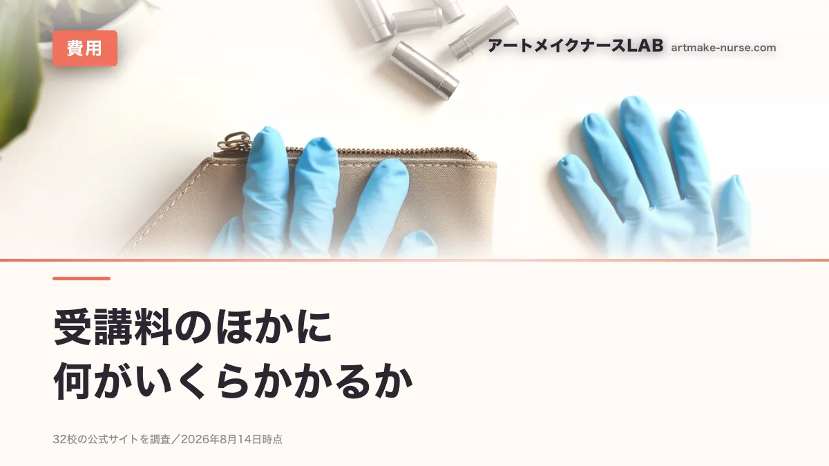 受講料のほかに　何がいくらかかるか