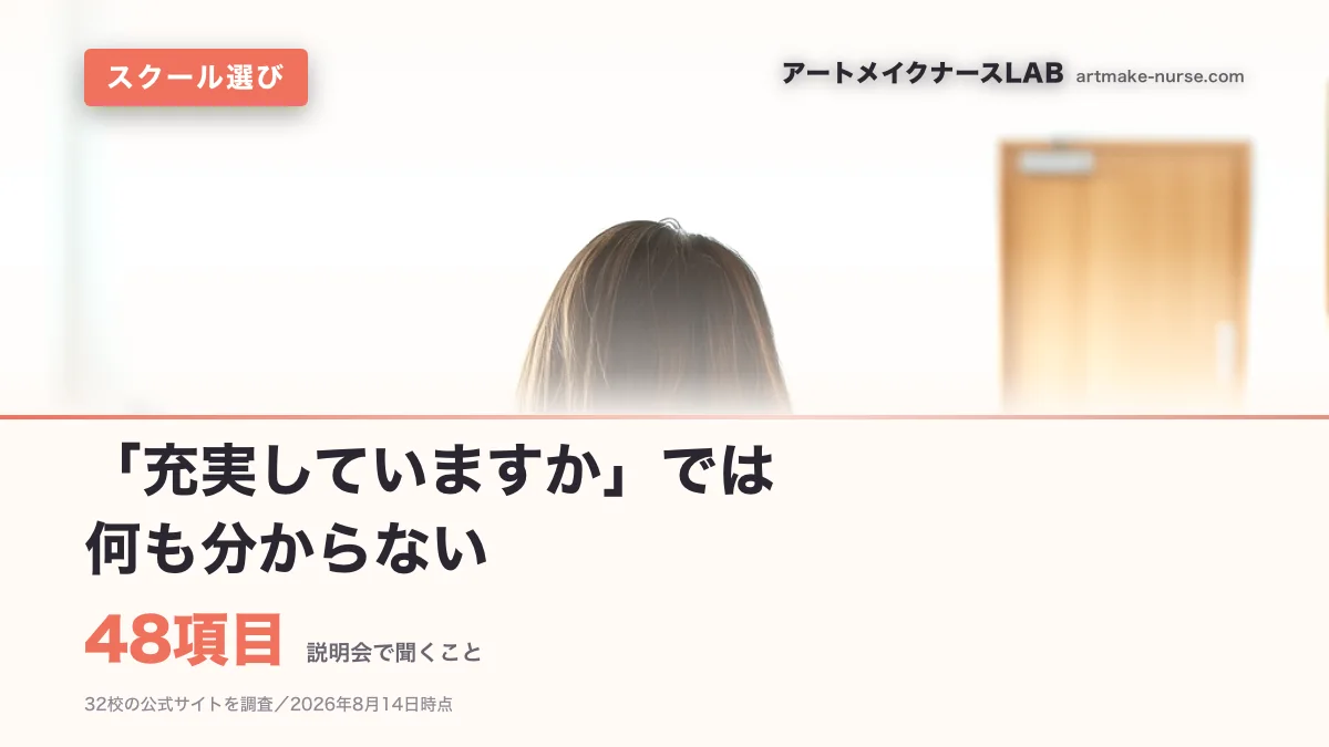 48項目（説明会で聞くこと）。「充実していますか」では　何も分からない