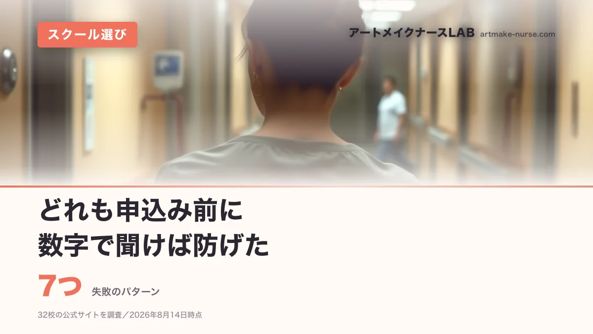 7つ（失敗のパターン）。どれも申込み前に　数字で聞けば防げた
